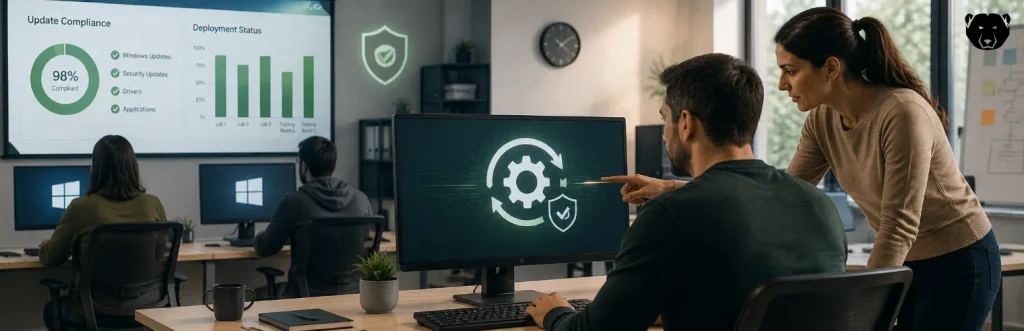 在终端上维护补丁合规:Windows更新而不破坏黄金镜像